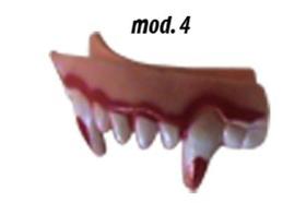 Dentadura Látex Monstro Mod 4 D+