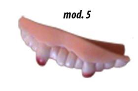Dentadura Látex Monstro Modelo 5
