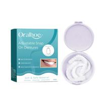 Dentadura Provisória Ajustável para Adultos - Conjunto Portátil e Removível