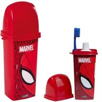 Dental Case Infantil Porta Escova de Dentes Homem Aranha