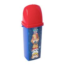 Dental Case Patrulha Canina Infantil 290ml Porta Escova Pasta BPA Free Viagem Escola Estojo Multiuso