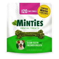 Dental Chews Minties para Cães (5-11kg) - Pacote com 120 Unidades