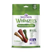 Dental Chews WHIMZEES da Wellness Brushing para cães de 5 a 15 libras e 48 quilates