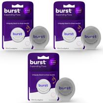 Dental Floss Burst Expanding Mint Eucalyptus 110 m, absorvente de manchas