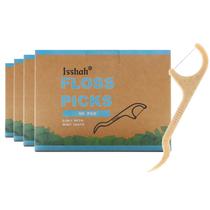 Dental Floss Picks Isshah 200 unidades e vegano aprovado pela PETA Dental Floss Picks Isshah 200 unidades e vegano aprovado pela PETA