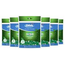 Dental Floss Picks Oral B Glide, completo com Scope Outlast
