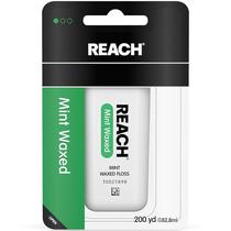 Dental Floss Reach Waxed Mint Flavor 183 ml, pacote com 5
