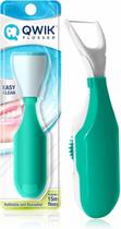 Dental Flosser QWIK FLOSSER Reutilizável Verde com Clique para Uso