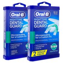 Dental Guard Oral-B Nighttime, menos de 3 minutos, pacote com 2