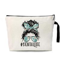 Dental Life Cosmetic Bag, O Melhor Presente de Aniversário para Dentistas, Para Mulheres Dental Hygienist Makeup Bag, Dental Hygienist Gifts, Dental Assistant Gifts, Funny Dentists Gift, Presente de Natal