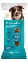 Dental Papaya Pets Cuidado Oral Raças Medias 70g 3 Un