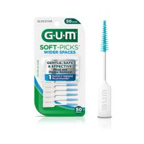 Dental Picks GUM Soft-Picks Wider Space Teeth Cleaning 50 Ct