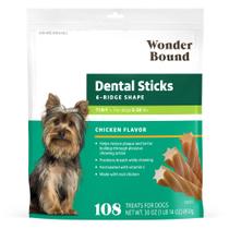 Dental Sticks Wonder Bound Chicken Flavor Tiny Dogs 5-20 libras Dental Sticks Wonder Bound Chicken Flavor Tiny Dogs 5-20 libras