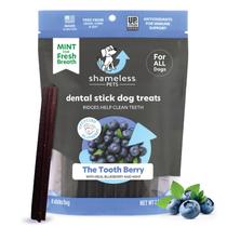 Dental Treats Shameless Pets The Tooth Berry para cães