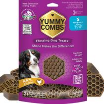 Dental Treats Yummy Combs para cães remove tártaro de frango 350g