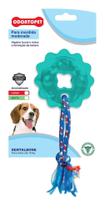 Dentalbone Odontopet Estrela com corda Para Cães até 15 Kg - Pet flex