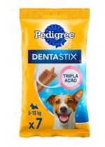Dentastix cuidado oral diario cuidando da saude bocal do seu pet garantino 80% da limpeza .