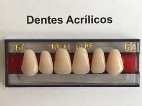 Dente Acrílico Resina Anterior Superior Real Plus 264
