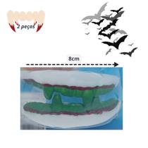 Dente Falso Halloween Silicone Para Adulto 3