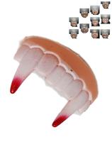 Dente Falso Halloween Silicone Para Adulto 3 Dente Falso Halloween Silicone Para Adulto 3