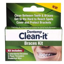 Dentemp Clean It Braces Kit De Limpeza De Aparelhos