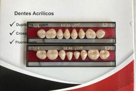Dentes Acrílico Posterior 2 Placa Real Plus 32l Sup E Inf - TRIUNFO
