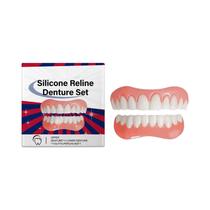 Dentes Falsos Confortáveis De Silicone, Facetas Superiores E Inferiores, Dentaduras Postiças, Pasta - others