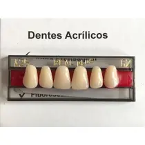 Dentes Resina Acrílica Provisórios Superior A25 Dentes Resina Acrílica Provisórios Superior A25