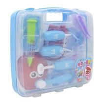 Dentista oral infantil Play House Toy Set Simulação Dentista Mala