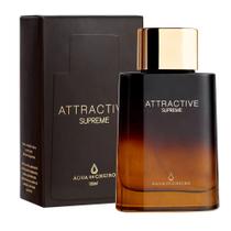 Deo Colônia Attractive Supreme Masculino Água de Cheiro 100ml Amadeirado Marcante