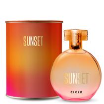 Deo Colonia Feminina Sunset Lata 100ml Ciclo