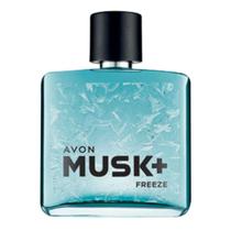 deo colônia musk freeze 75ml - avon