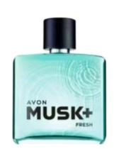 Deo Colônia musk+ Fresh 75ml Avon.