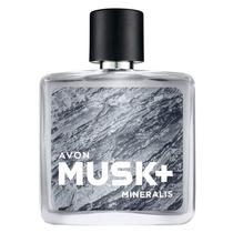 Deo Colônia Musk+ Mineralis Avon Masculino 75ml