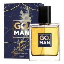 Deo Parfum Go Man 50ml Intenso Amadeirado Ambarado Notas Marinhas Patchouli Musgo Marcante Elegante Deo Parfum Go Man 50ml Intenso Amadeirado Ambarado Notas Marinhas Patchouli Musgo Marcante Elegante