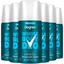 Deodorant Degree Whole Body Deo Spray Ocean Rush, 30 ml, pacote com 6