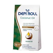 Depi Roll Folhas Corporal Óleo De Coco 8 Pares