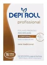 Depi Roll Folhas Depilatórias Corporal Tradicional 8 pares