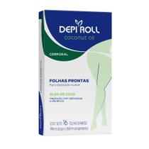 Depi roll folhas prontas corp 8 pares coconut Depi roll folhas prontas corp 8 pares coconut