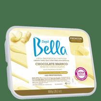 Depil Bella - Cera Depilatória Chocolate Branco 800g