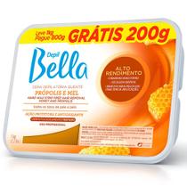 Depil Bella Cera Depilatória em Barra Própolis e Mel Alto Rendimento Ação Protetora e Antioxidante 1kg Depil Bella Cera Depilatória em Barra Própolis e Mel Alto Rendimento Ação Protetora e Antioxidante 1kg