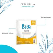 Depil Bella Folhas Plásticas Kit 3 pacotes Depilação 60un