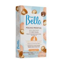 Depil Bella Folhas Prontas para Depilação Corporal Óleo de Argan 16 Unidades