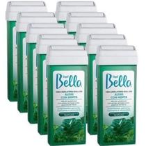 Depil Bella Kit com 10 Ceras Quente Roll-On Algas com Menta 100g