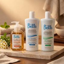 Depil Bella Kit Profissional Gel, Óleo e Loção 300ml