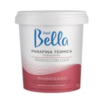 Depil Bella Parafina Térmica Hidratante Pêssego com Coco 350g