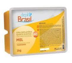 Depil Brasil Cera Quente Depilatória Elástica 1kg Mel (Método Espanhol)