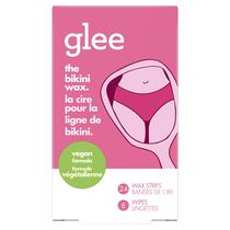 Depilação com cera de biquíni JOY Glee 24 tiras com 8 toalhetes Depilação com cera de biquíni JOY Glee 24 tiras com 8 toalhetes