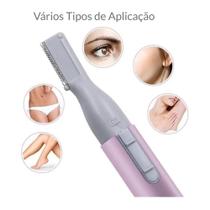 Depilador Aparador Feminino Facial Pelos Portátil Caneta