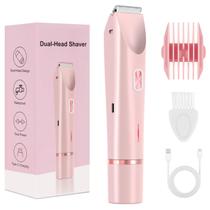 Depilador Bikini Glow Aura Glowshave 2 em 1 - Rosa - Edição 2025